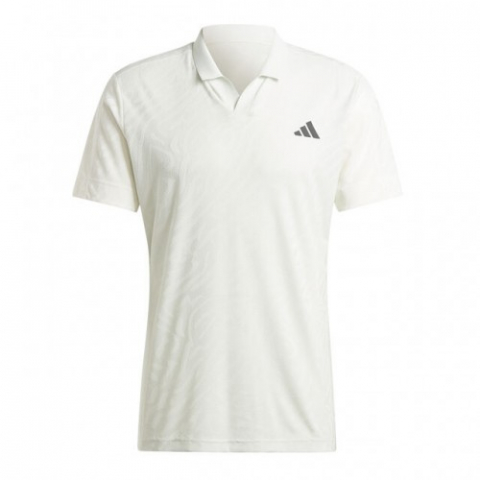 adidas A.O. Pro Airchill FreeLift Polo Tricou Tenis Barbati Crem, Negru [0]