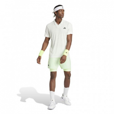 adidas A.O. Pro Airchill FreeLift Polo Tricou Tenis Barbati Crem, Negru [5]