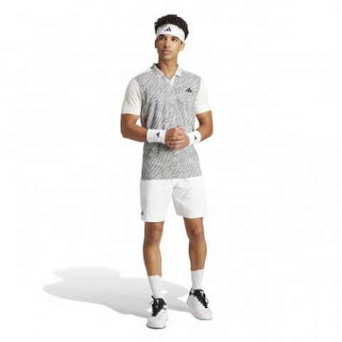 adidas A.O. Pro Airchill Freelift Polo Tricou Tenis Barbati Verde deschis, Gri, Negru [5]