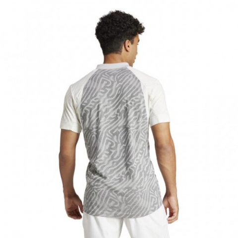 adidas A.O. Pro Airchill Freelift Polo Tricou Tenis Barbati Verde deschis, Gri, Negru [4]