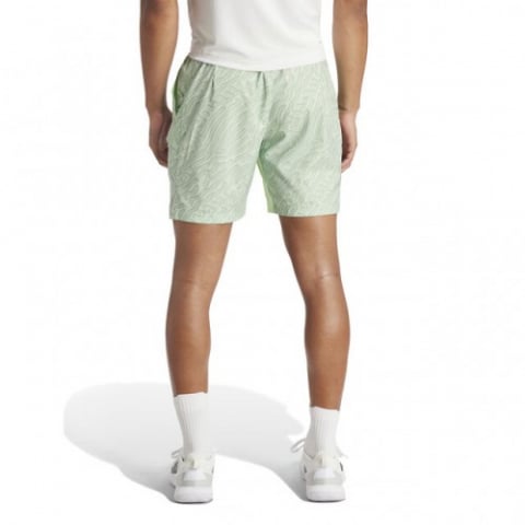 adidas A.O. Pro Ergo Short Pantaloni Scurti Tenis Barbati Verde deschis, Lime, Negru [2]