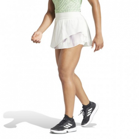 adidas A.O. Pro Print Fusta Tenis Femei Verde deschis, Lime [1]