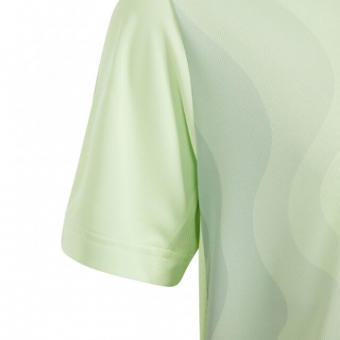 adidas A.O. Pro Tee Tricou Tenis Baieti (Copii) Verde deschis, Negru [3]