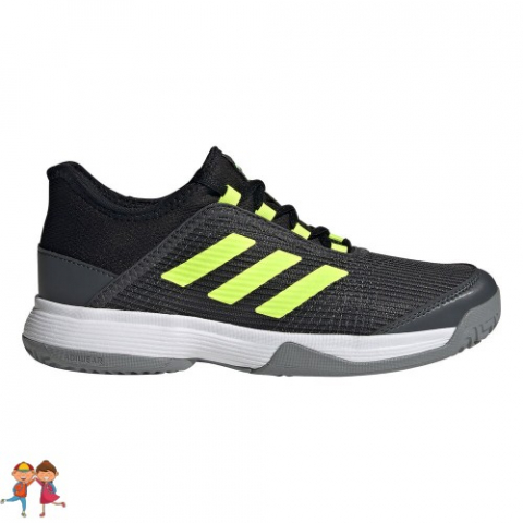 Adidas - adidas Adizero Club Jr. All Court Incaltaminte Tenis Unisex Copii Negru, Galben