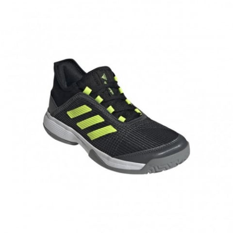 adidas Adizero Club Jr. All Court Incaltaminte Tenis Unisex Copii Negru, Galben [3]