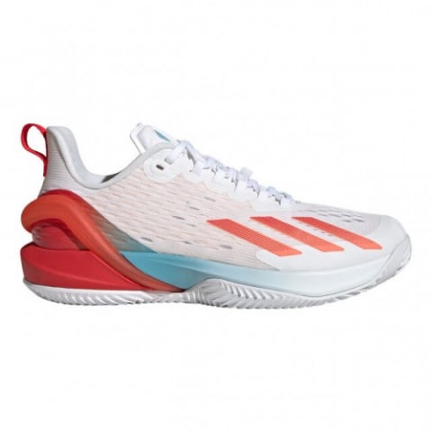 Adidas - adidas Adizero Cybersonic Clay Incaltaminte Tenis Zgura Femei Alb, Portocaliu, Albastru
