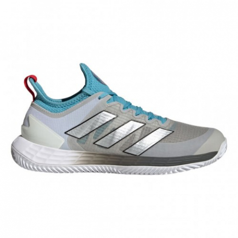 Adidas - adidas Adizero Ubersonic 4.1 Clay Incaltaminte Tenis Zgura Femei Gri, Albastru turcoaz, Argintiu, Rosu