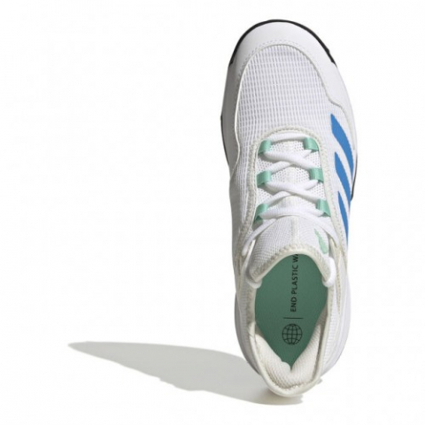 adidas adizero Ubersonic 4 Jr. All Court Incaltaminte Tenis Unisex Copii Alb, Albastru, Verde mint [2]