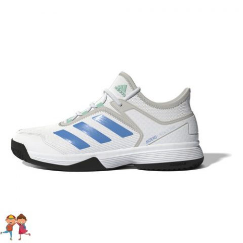 Adidas - adidas adizero Ubersonic 4 Jr. All Court Incaltaminte Tenis Unisex Copii Alb, Albastru, Verde mint