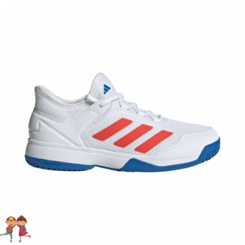 Adidas - adidas Adizero Ubersonic 4 Jr. All Court Incaltaminte Tenis Unisex Copii Alb, Rosu, Albastru