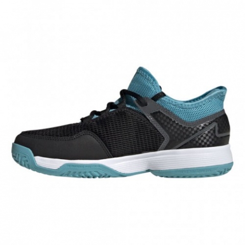 adidas Adizero Ubersonic 4 Jr. All Court Incaltaminte Tenis Unisex Copii Alb, Negru, Albastru fumuriu, rosu [1]