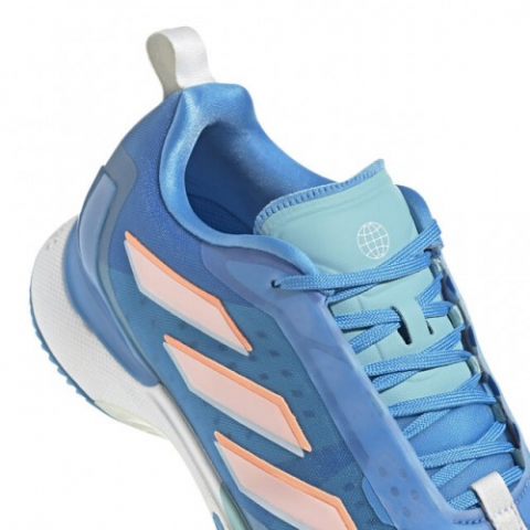 adidas Avacourt Clay Incaltaminte Tenis Zgura Femei Albastru, Alb, Portocaliu [7]