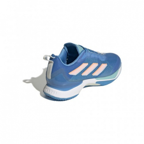 adidas Avacourt Clay Incaltaminte Tenis Zgura Femei Albastru, Alb, Portocaliu [5]