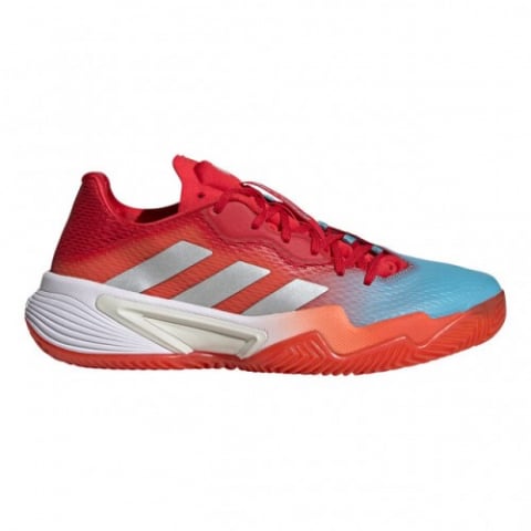 Adidas - adidas Barricade Clay Incaltaminte Tenis Zgura Femei Portocaliu, Albastru turcoaz, Rosu, Argintiu