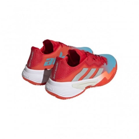 adidas Barricade Clay Incaltaminte Tenis Zgura Femei Portocaliu, Albastru turcoaz, Rosu, Argintiu [4]