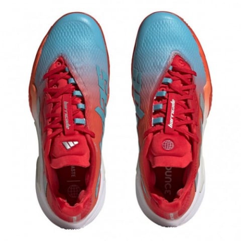 adidas Barricade Clay Incaltaminte Tenis Zgura Femei Portocaliu, Albastru turcoaz, Rosu, Argintiu [2]