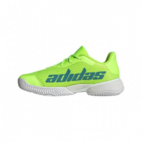 adidas Barricade Jr. All Court Incaltaminte Tenis Unisex Copii Verde lime, Albastru, Alb [1]