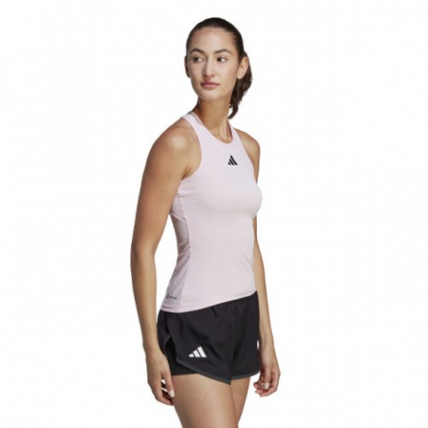 adidas Club Tank Top Maieu Tenis Femei Roz deschis, Negru [3]