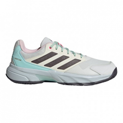 Adidas - adidas Court Jam Control 3 Clay Incaltaminte Tenis Zgura Barbati Alb, Gri, Negru, Multicolor
