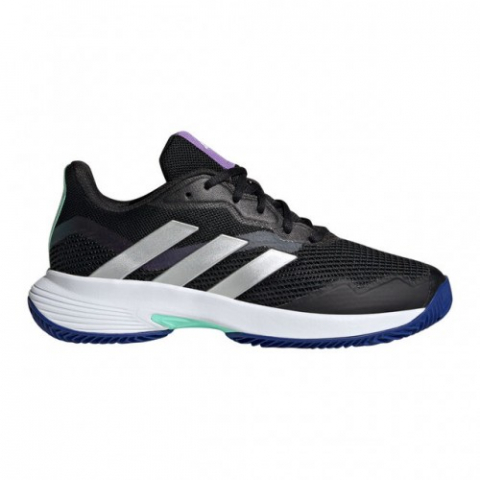 Adidas - adidas Court Jam Control Clay Incaltaminte Tenis Zgura Femei Negru, Argintiu, Multicolor