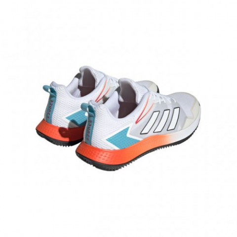 adidas Defiant Speed Clay Incaltaminte Tenis Zgura Barbati Alb, Portocaliu, Gri, Albastru, Negru [4]