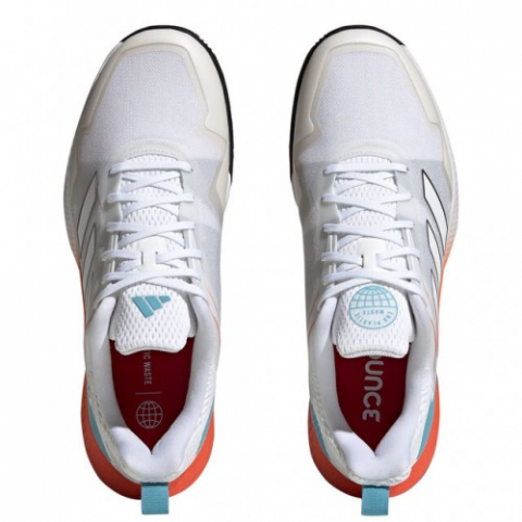adidas Defiant Speed Clay Incaltaminte Tenis Zgura Barbati Alb, Portocaliu, Gri, Albastru, Negru [2]