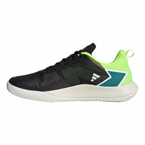adidas Courtflash Speed All Court Incaltaminte Tenis Barbati Negru, Verde neon, Albastru petrol, Alb [1]