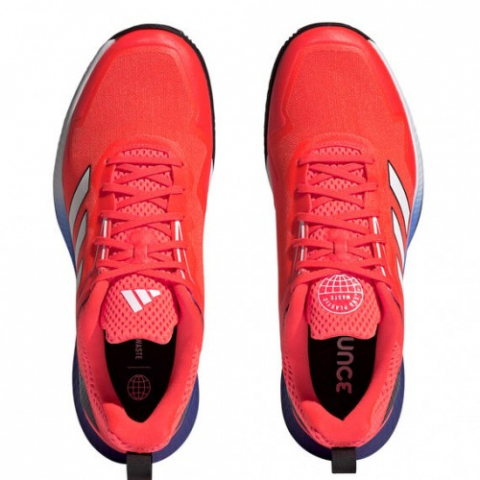 adidas Defiant Speed Clay Incaltaminte Tenis Zgura Barbati Portocaliu, Albastru, Argintiu, Negru [2]