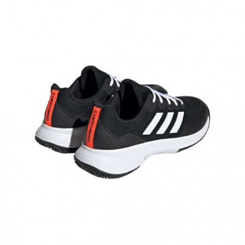 adidas Game Court 2 All Court Incaltaminte Tenis Barbati Negru, Alb, Rosu [4]
