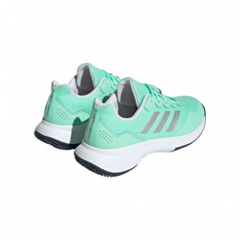 adidas Game Court 2 Clay Incaltaminte Tenis Zgura Femei Verde mint, Argintiu, Violet   călță [4]