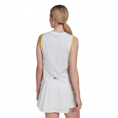adidas London Parley Match Tank Top Tenis Femei Alb, Negru, Verde deschis [1]