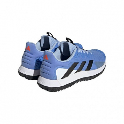 adidas SoleMatch Control Clay Incaltaminte Tenis Zgura Barbati Albastru deschis, Negru, Alb, Rosu [9]