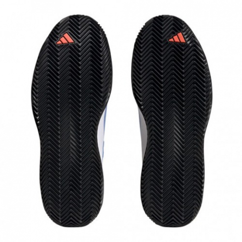 adidas SoleMatch Control Clay Incaltaminte Tenis Zgura Barbati Albastru deschis, Negru, Alb, Rosu [8]