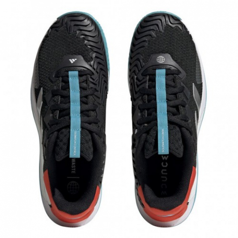 adidas SoleMatch Control Clay Incaltaminte Tenis Zgura Barbati Negru, Argintiu, Portocaliu, Albastru [2]