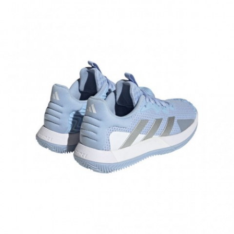 adidas SoleMatch Control Clay Incaltaminte Tenis Zgura Femei Albastru deschis, Argintiu, Alb [4]