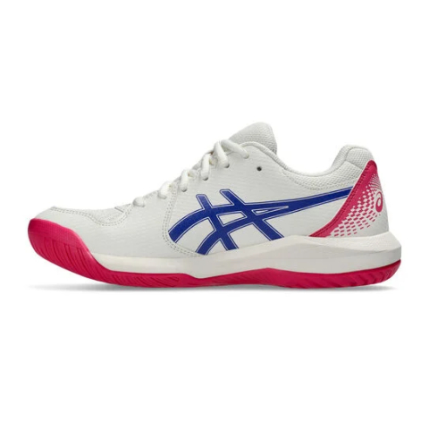 Asics Gel-Dedicate 8 All Court Incaltaminte Tenis Femei Alb, Roz berry, Albastru [1]