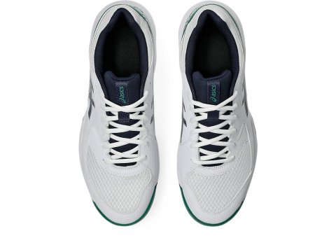 Asics Gel-Dedicate 8 Clay Incaltaminte Tenis Zgura Barbati Alb, Bleumarin, Verd [4]