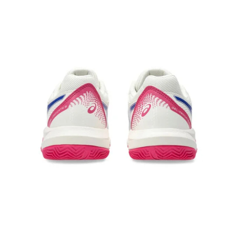 Asics Gel-Dedicate 8 Clay Incaltaminte Tenis Zgura Femei Alb, Roz berry, Albastru [4]
