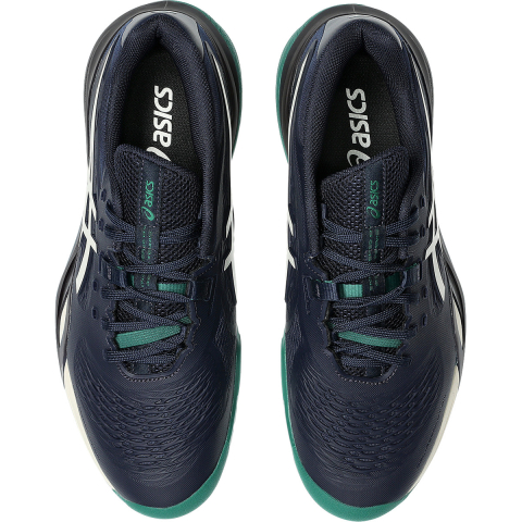 Asics Gel-Resolution X All Court Incaltaminte Tenis Barbati Bleumarin, Crem, Verde [4]