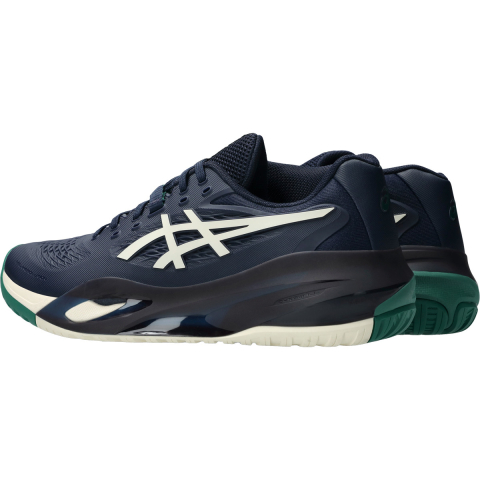 Asics Gel-Resolution X All Court Incaltaminte Tenis Barbati Bleumarin, Crem, Verde [3]