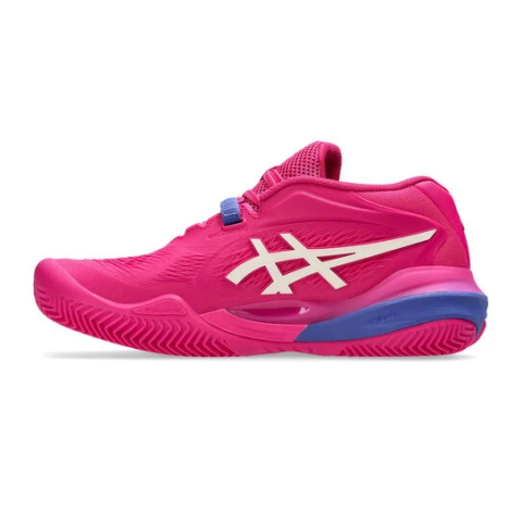 Asics Gel-Resolution X Clay Incaltaminte Tenis Zgura Femei  Roz berry, Crem, Albastru [1]