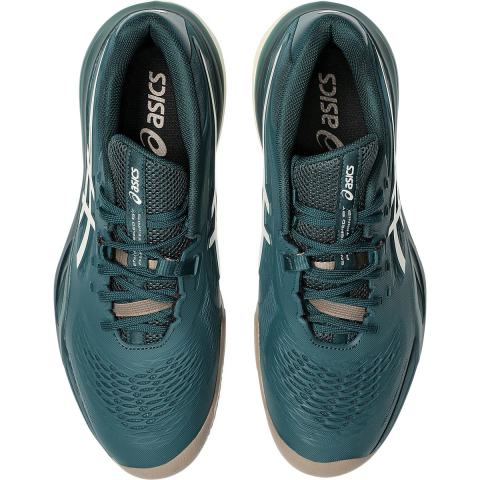 Asics Gel-Resolution X Clay Incaltaminte Tenis Zgura Barbati Verde inchis, Verde deschis, Bej [4]