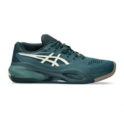 Asics - Asics Gel-Resolution X Clay Incaltaminte Tenis Zgura Barbati Verde inchis, Verde deschis, Bej