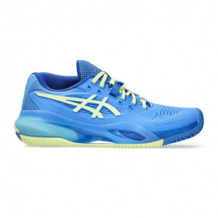 Asics - Asics Gel-Resolution X Clay Incaltaminte Tenis Zgura Femei Albastru, Verde lime