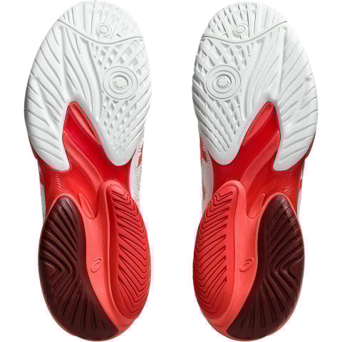Asics Novak Djokovic Court FF 3 All Court Incaltaminte Tenis Barbati Alb, Rosu coral, Visiniu [5]