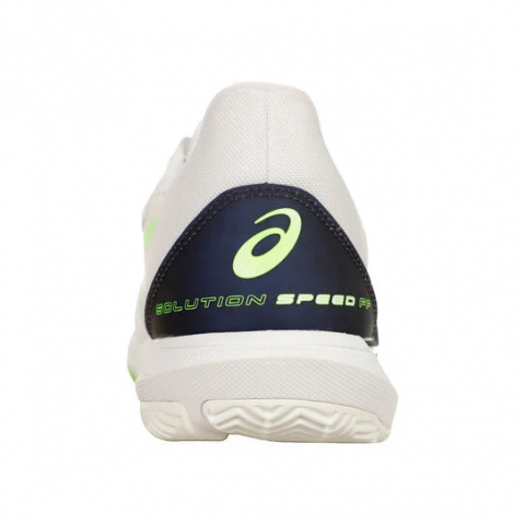 Asics Solution Speed FF 3 Clay Incaltaminte Tenis Zgura Barbati Alb, Verde neon, Bleumarin [4]