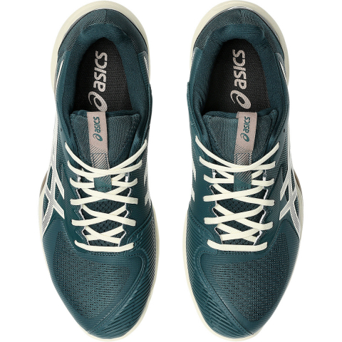 Asics Solution Speed FF 3 Clay Incaltaminte Tenis Zgura Barbati Verde inchis, Bej, Crem [4]