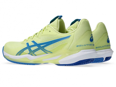 Asics Solution Speed FF 3 Clay Incaltaminte Tenis Zgura Femei Verde lime, Albastru [3]