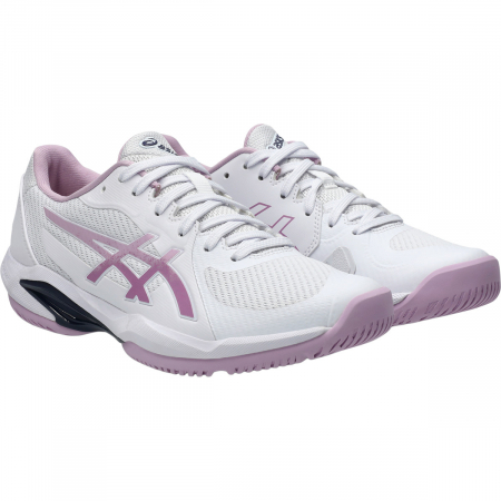Asics Solution Swift FF All Court Incaltaminte Tenis Femei Alb, Violet, Bleumarin [2]
