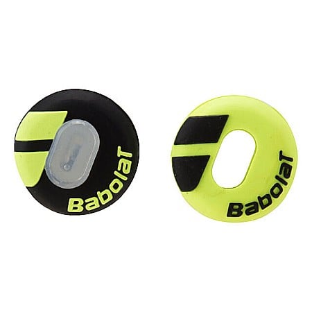 Antivibratoare - Babolat Custom Dampener Set 2 Buc. Antivibratoare Rachete Tenis Negru, Galben